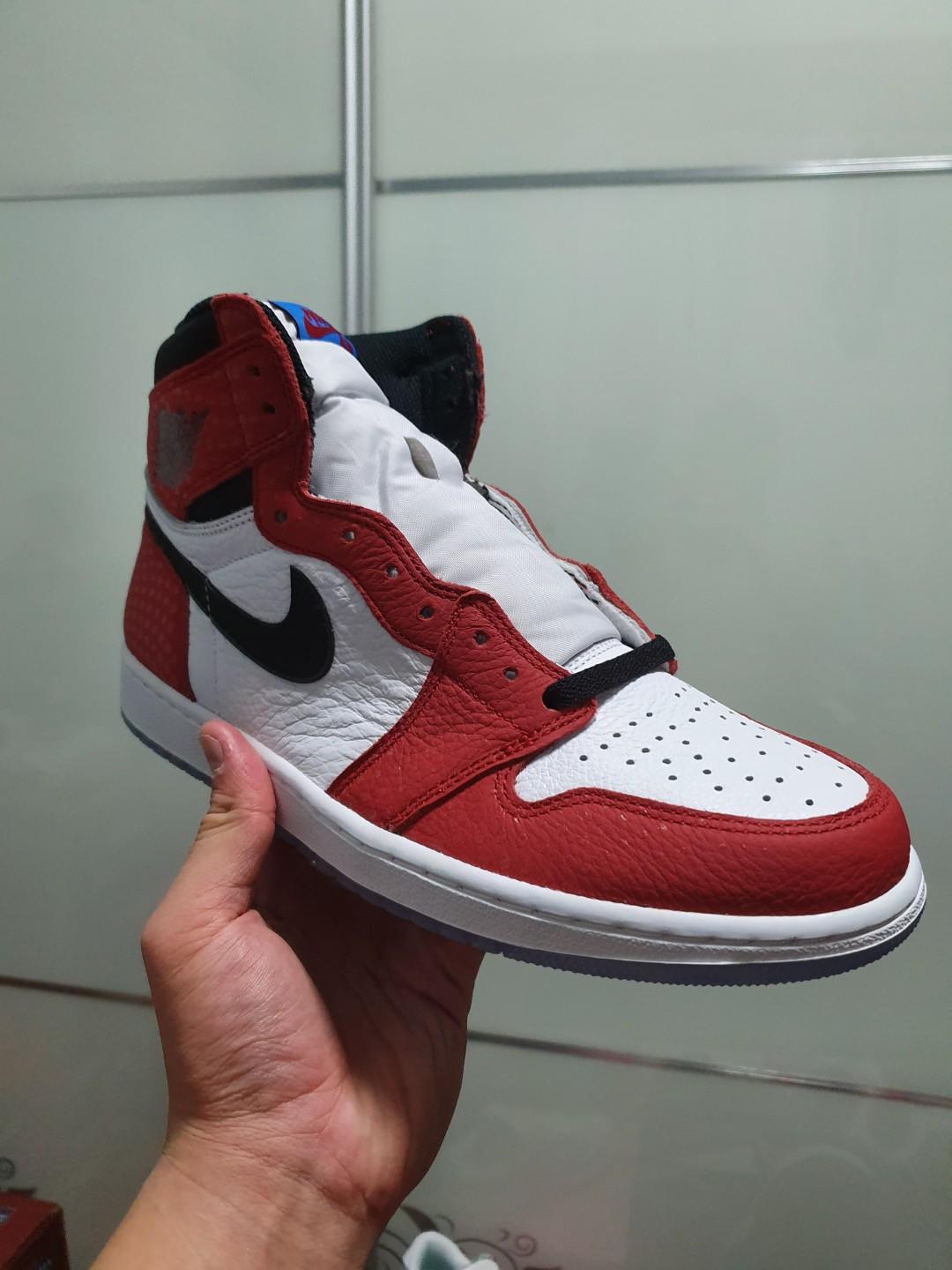 jordan 1 retro high spiderman origin story