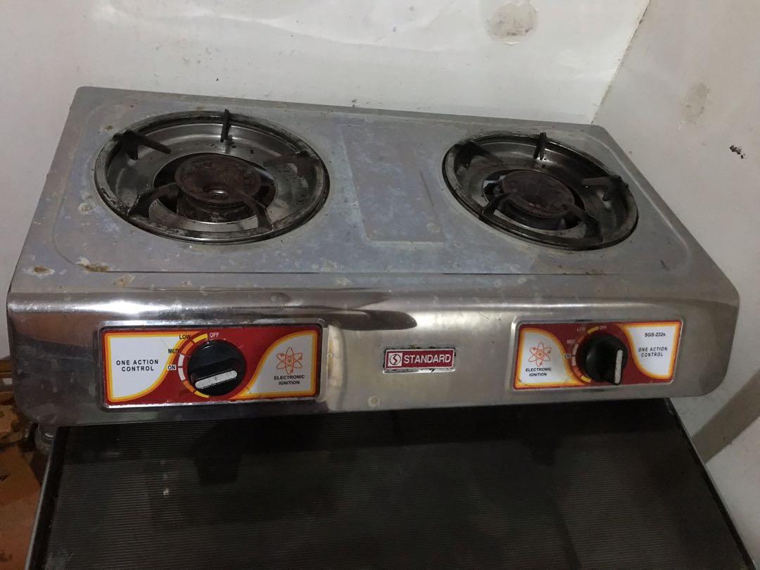 Used Standard Two Burner Gas Stove On Carousell