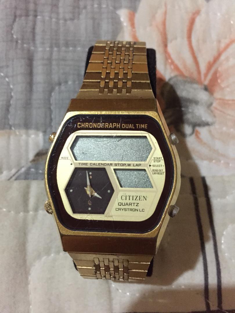 Citizen quartz discount crystron lc