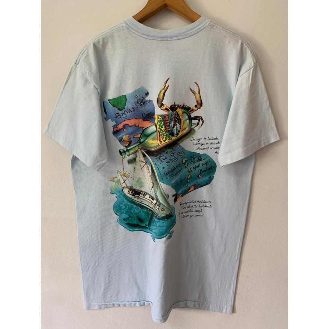 Vintage Jimmy Buffett Tee Men S Fashion Clothes Tops On Carousell