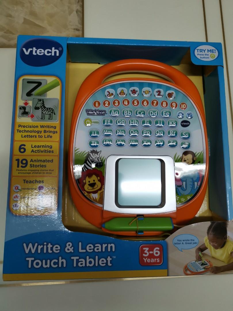 vtech write and learn touch tablet