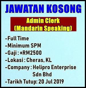 Admin Clerk Mandarin Speaking Cheras Kl Jobs Full Time Admin Office Finance On Carousell