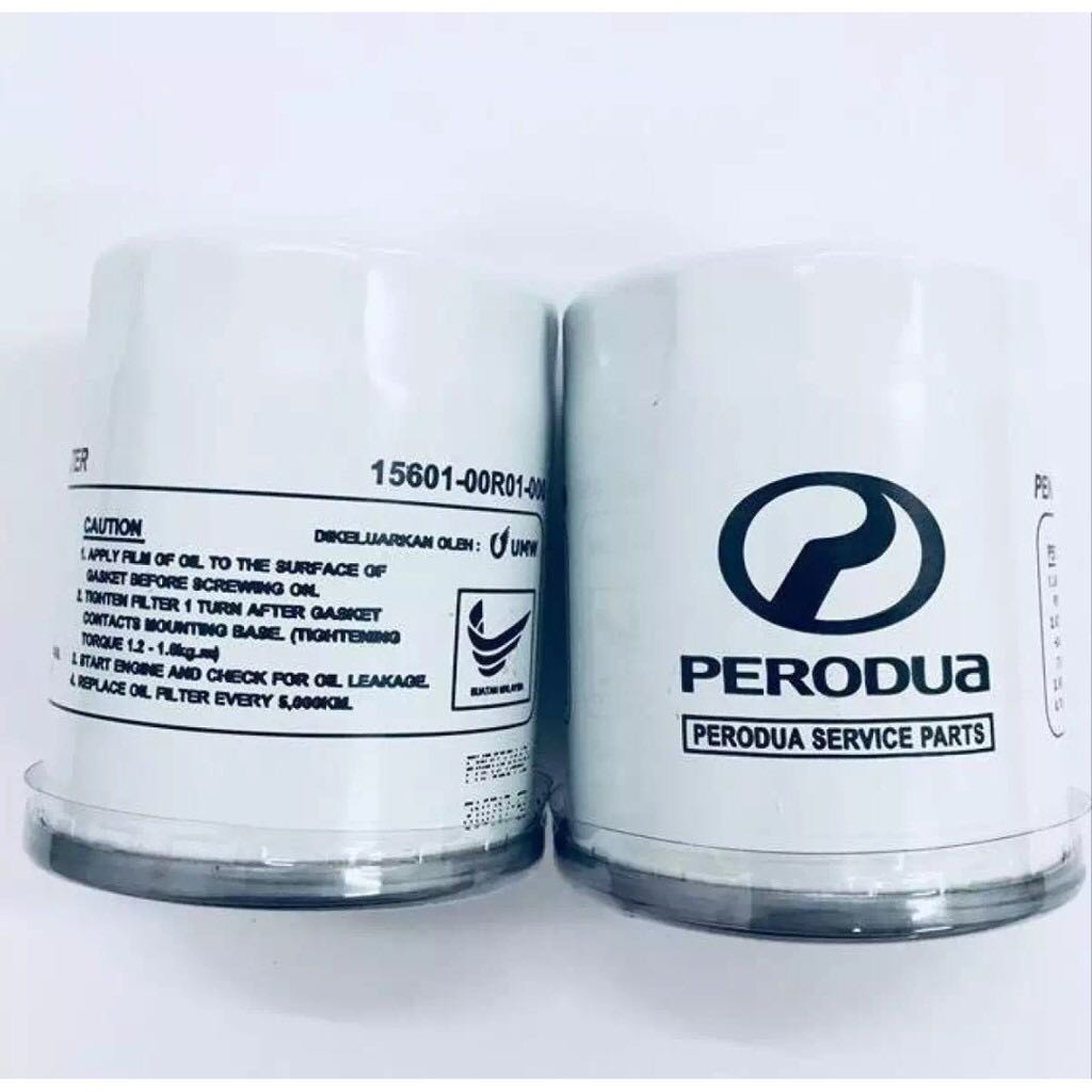 100 Genuine Perodua Oil Filter 1560100R01(MYVI/ VIVA/ KANCIL /KELISA