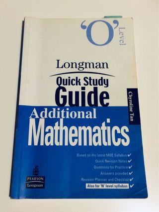 Additional Mathematics “O” level