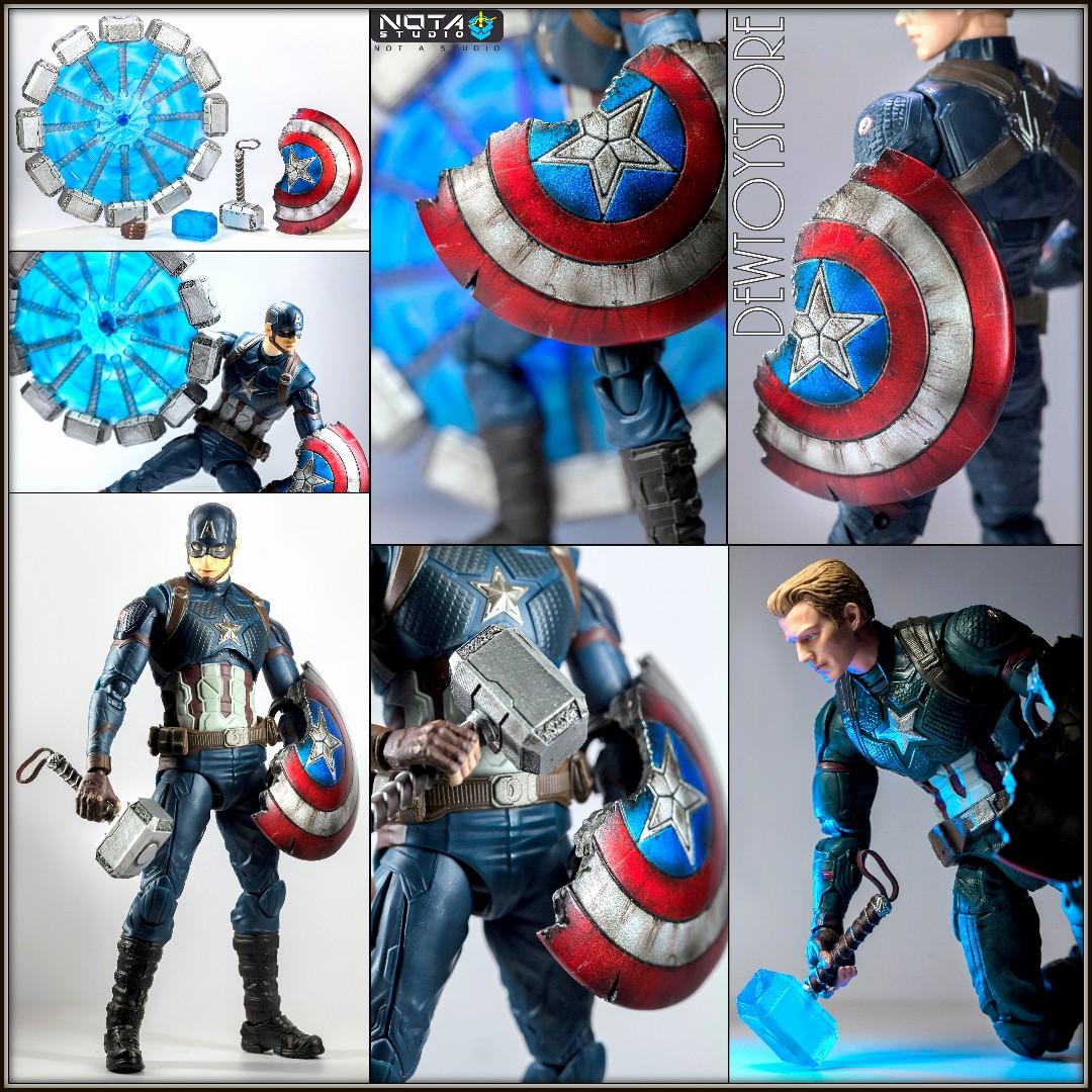 Urgent Pre Order Nota Studio 1 12 S H Sh Figuarts Shf Marvel Legends Ml Avengers Endgame Captain America Shield Mjolnir Hammer Upgrade Kit Toys Games Bricks Figurines On Carousell