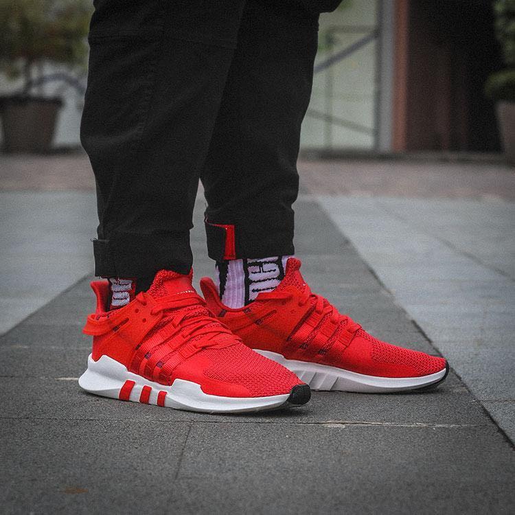 Adidas EQT Support Red, Fashion, Footwear, Sneakers on Carousell