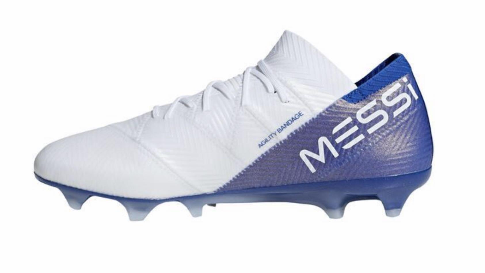 Adidas Soccer Boots/Cleats, Adidas Nemeziz Messi 18.1 FG, Sports Equipment,  Sports u0026 Games, Racket u0026 Ball Sports on Carousell