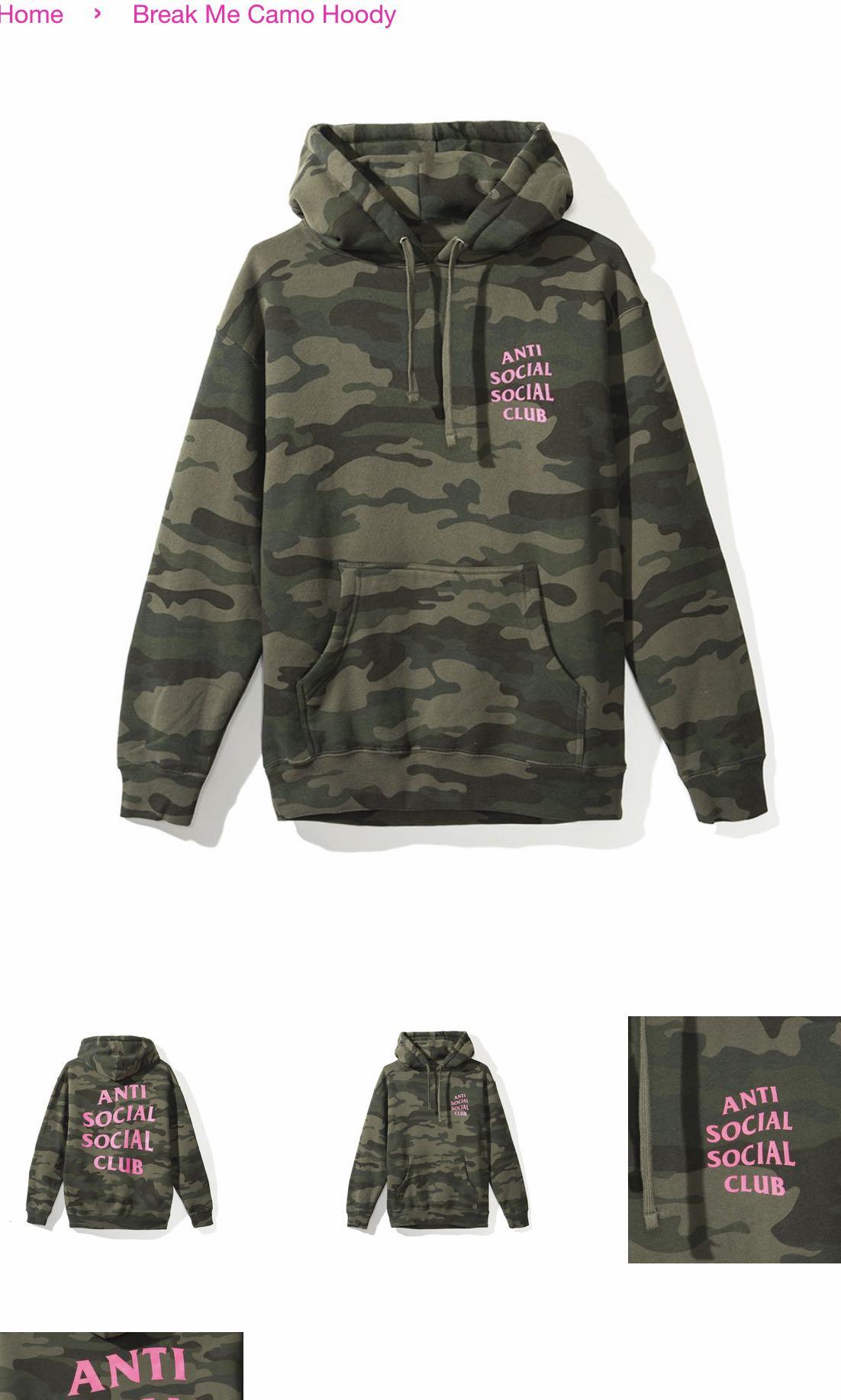 Assc break me camo hoodie online