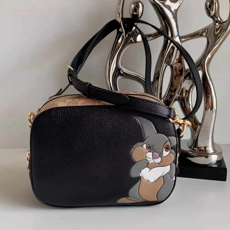 Authentic Coach F69253 Disney X COACH Camera Bag With Thumper