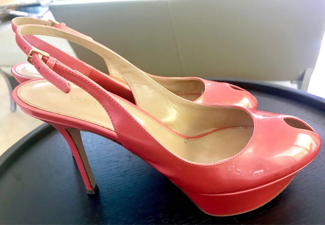 pink colour heels