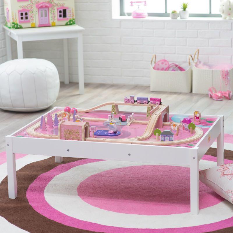 Bigjigs magical train store set and table