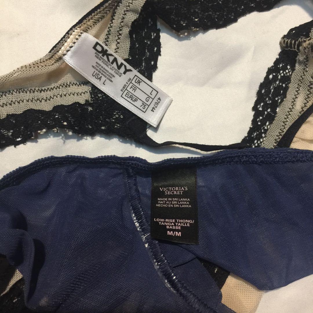 BUNDLE 3 DNKY & Victoria’s Secret Lingerie | Underwear | Thong | T ...