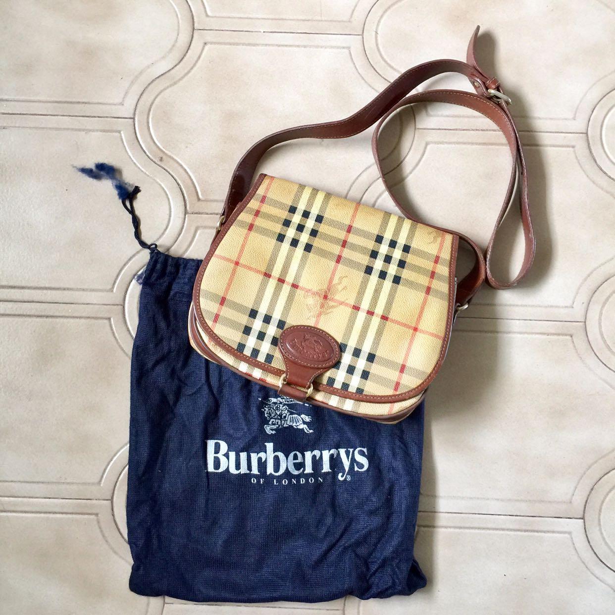 burberrys of london vintage bag