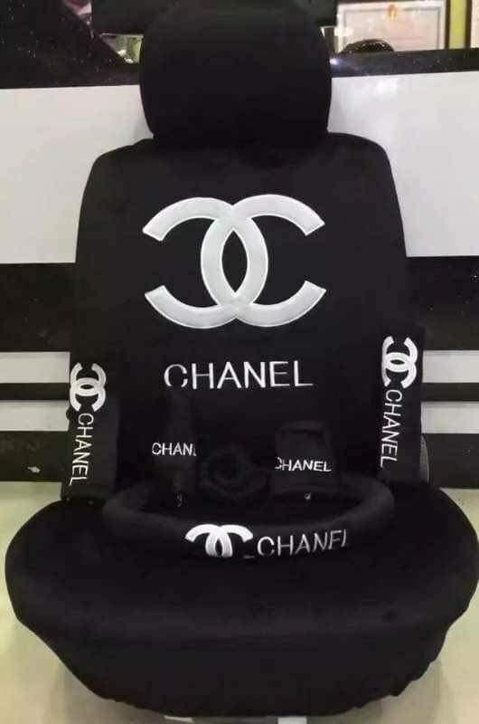 chanel car set cover with free matting Car Parts  Accessories  Upholstery Seatcovers and Other Interior Parts and Accessories on Carousell