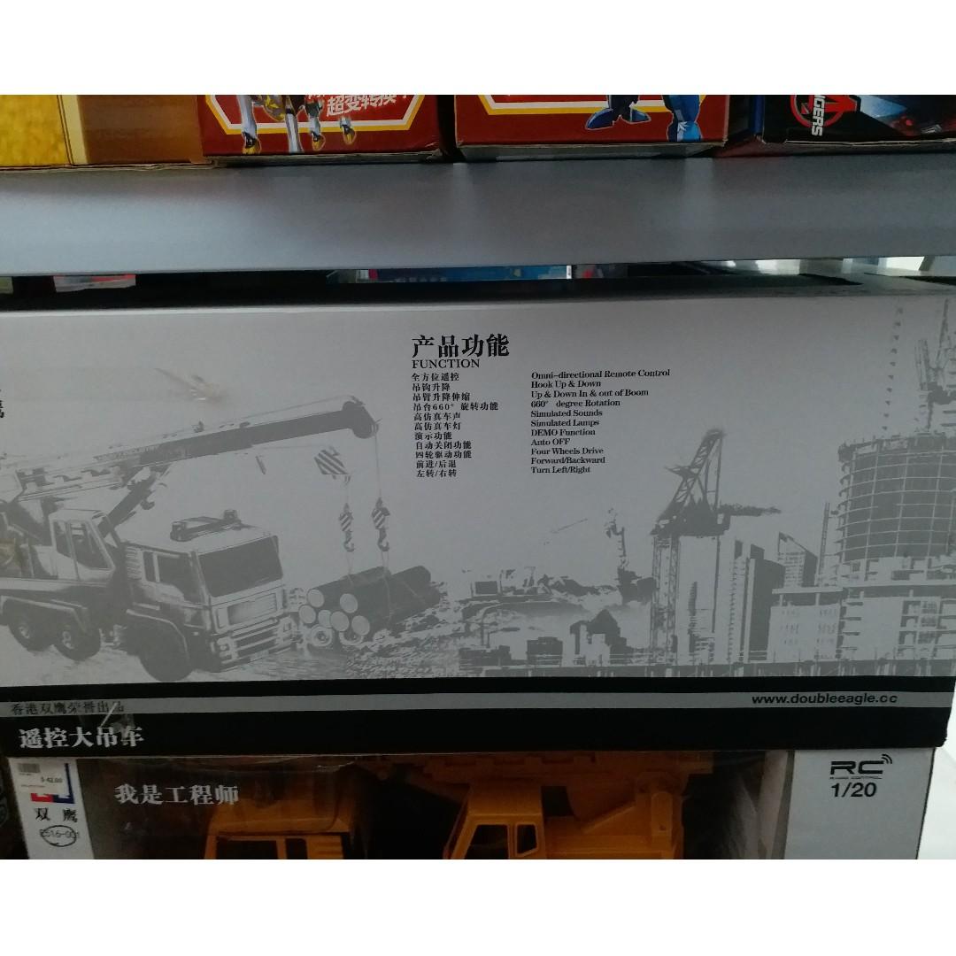 Children S Toy Car Model Heavy Truck Inertia Engineering Vehicle Big Crane For Double E Hobbies Toys Toys Games On Carousell