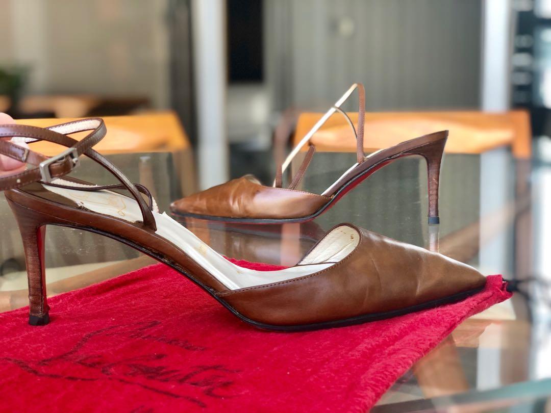 Christian louboutin online ankle strap