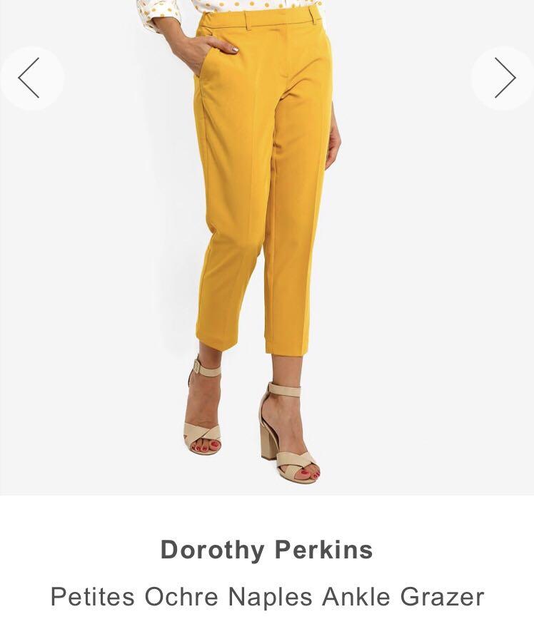 Dorothy perkins hotsell yellow trousers