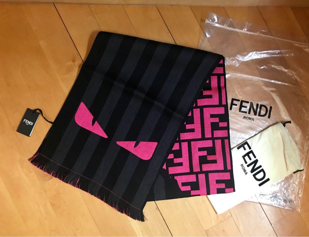 fendi monster scarf