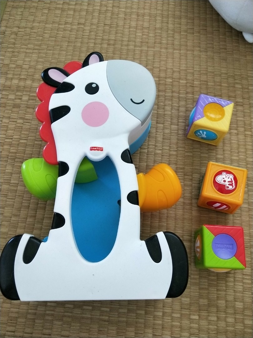 Fisher Price zebra toy, Babies & Kids, Infant Playtime on Carousell