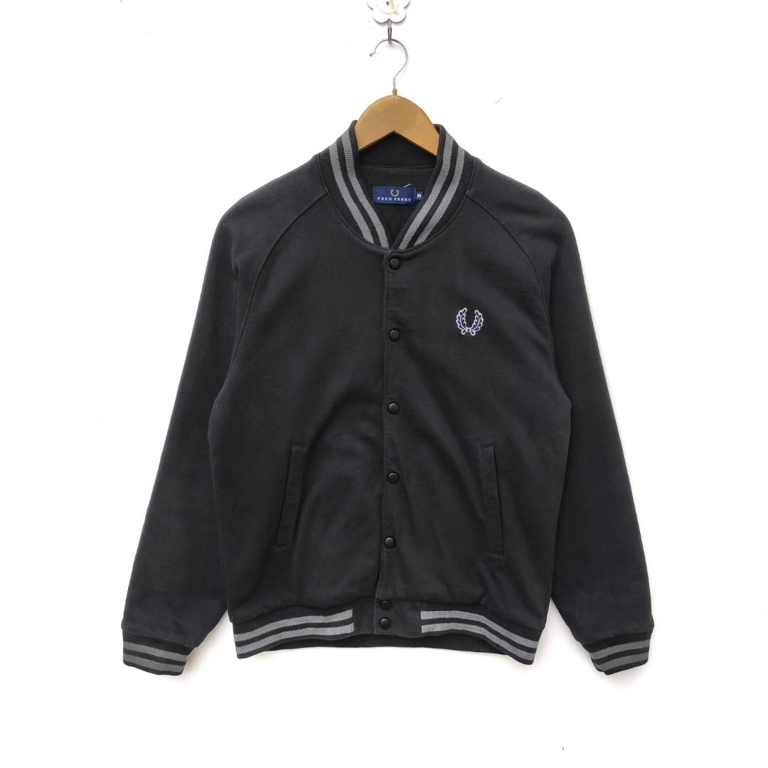 Fred perry varsity jacket hot sale