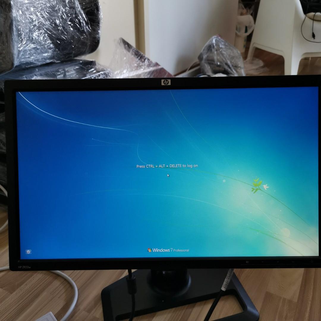 HP ZR22w, 21.5 inch Monitor LCD, Colour Calibrated, Computers & Tech ...