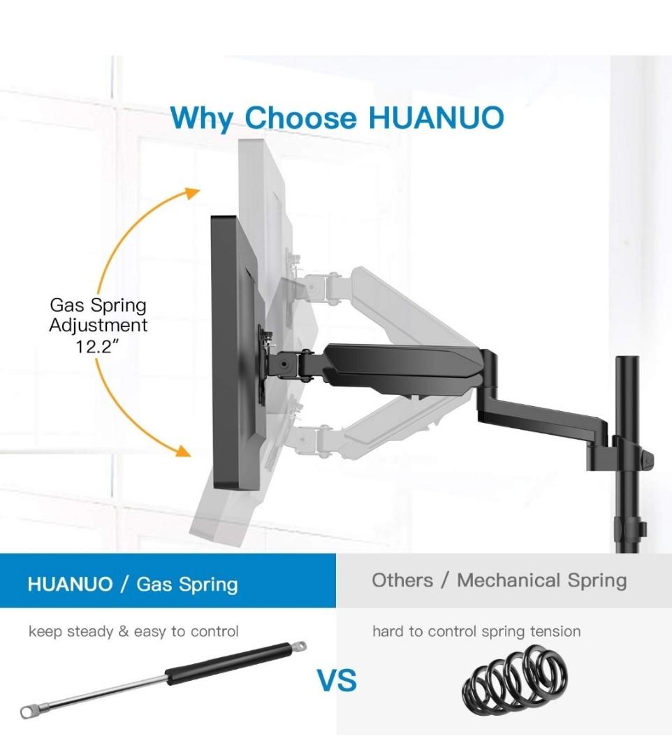 HUANUO Monitor Mount Arm HNSSK1E, Computers & Tech, Parts