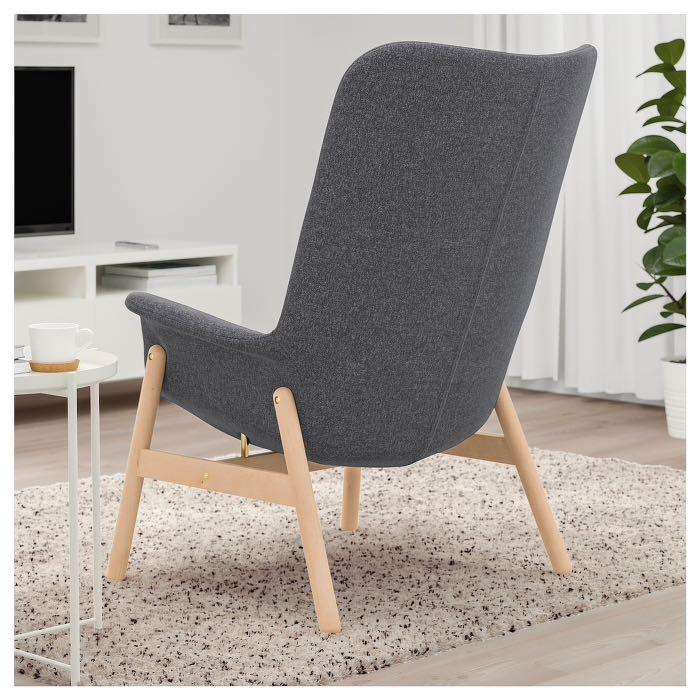 (NOW 50 OFF) IKEA VEDBO Highback Armchair, Furniture & Home Living