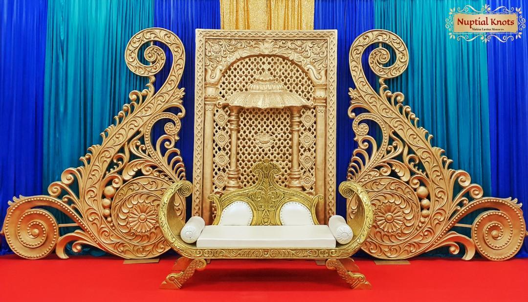 Indian Wedding Deco Wedding Backdrop Solemnization Decor