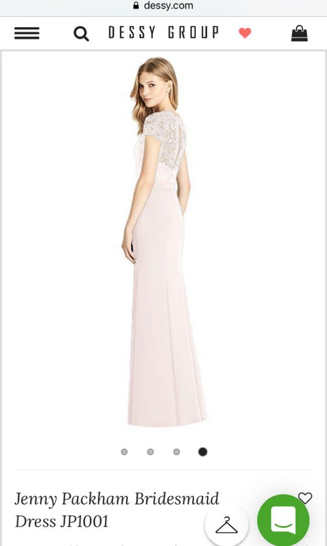 Jenny Packham Bridesmaids Dress in Blush Women s Fashion Dresses Sets Dresses on Carousell