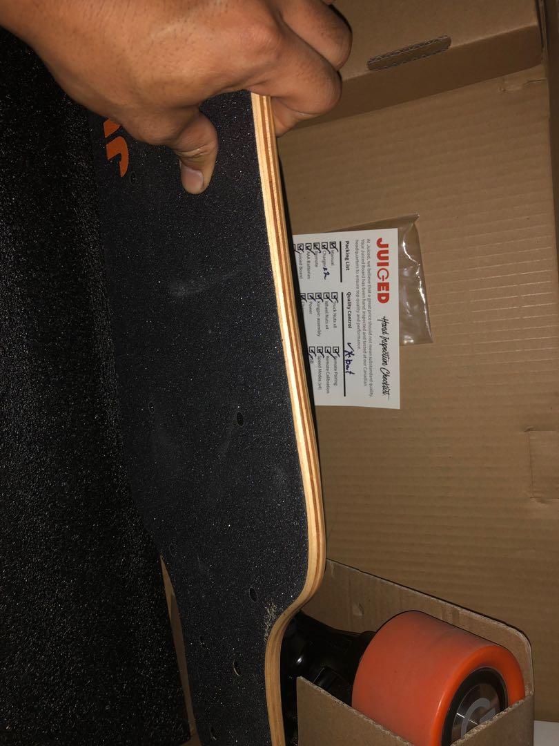 Juiced electric skateboard dual motor, Sports Equipment, Sports & Games