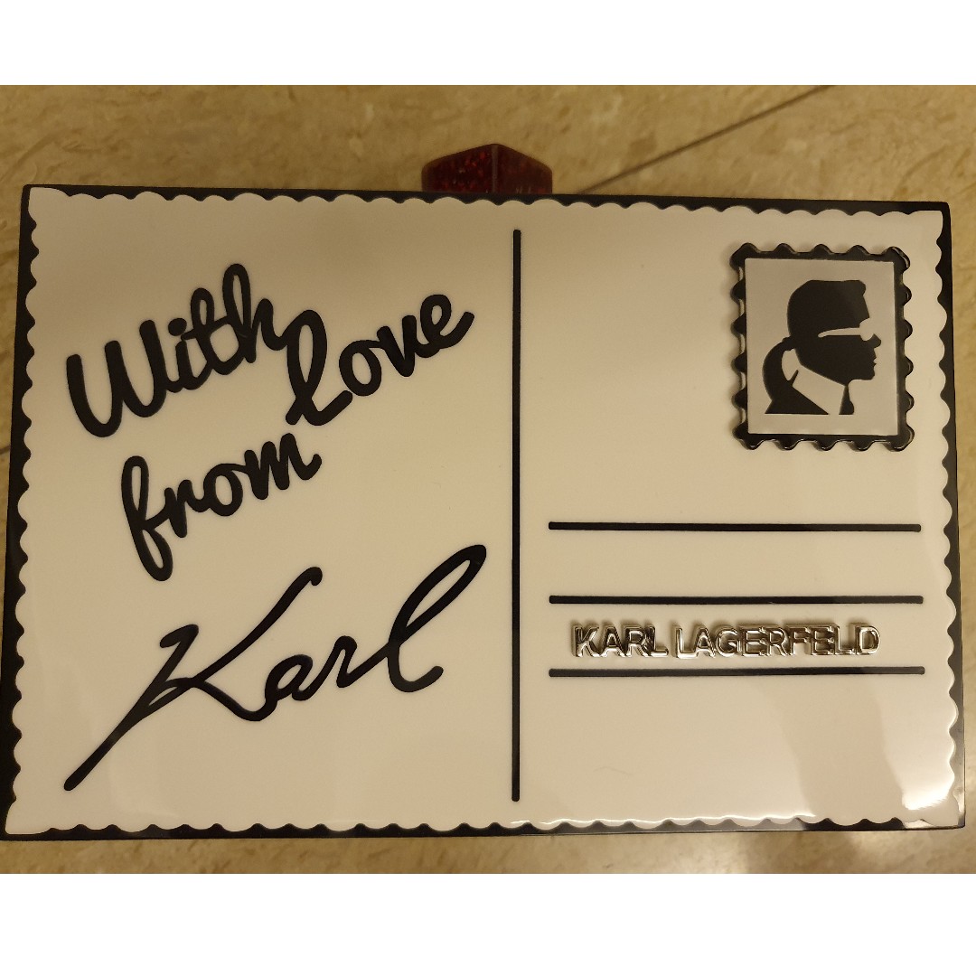 Karl lagerfeld postcard bag new arrivals