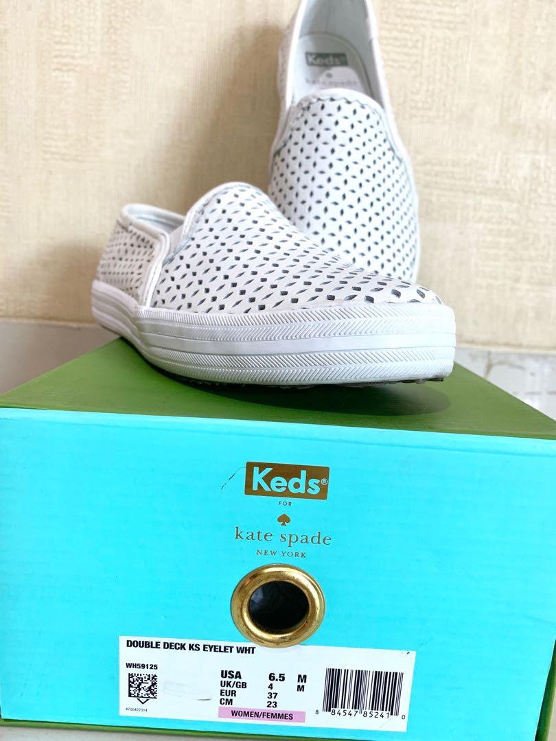 Women's keds x kate spade new york double decker perf eyelet leather sale