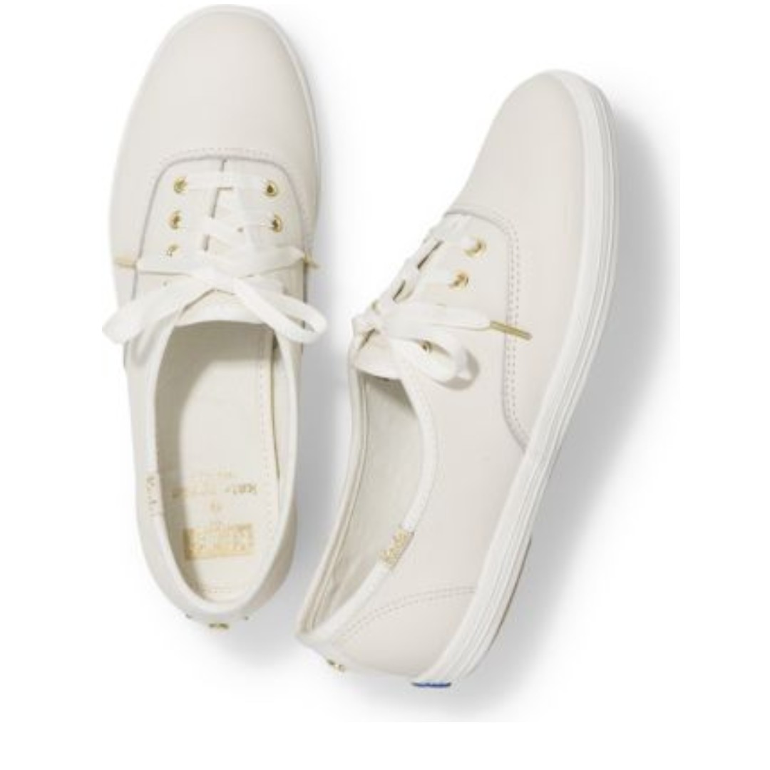 Keds kate spade leather on sale