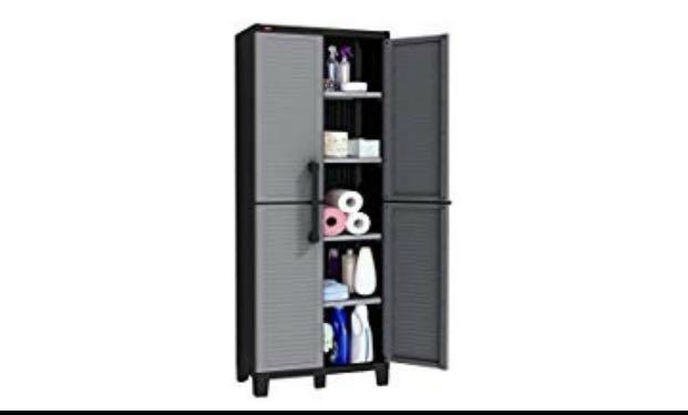 Keter Space Winner Tall Metro Storage Cabinet Furniture Shelves Drawers On Carousell