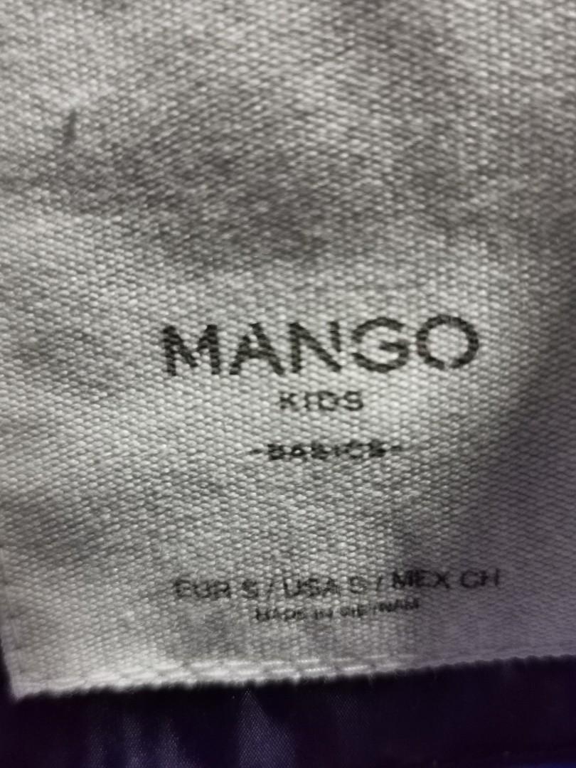 Mango outerweat jacket (Category: Babies & Kids Fashion) located in Singapore. Submitted by happyhomies (Listing ID 237525261, Image 2). Description: Used once in Melbourne Almost new, good condition S size Self Pick Up unless postage on buyer.