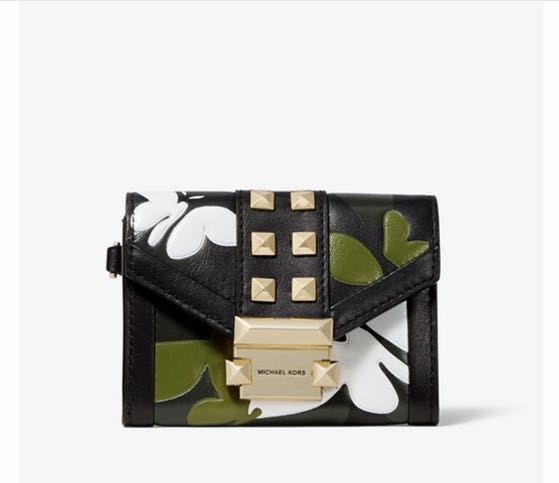 michael kors camo butterfly bag