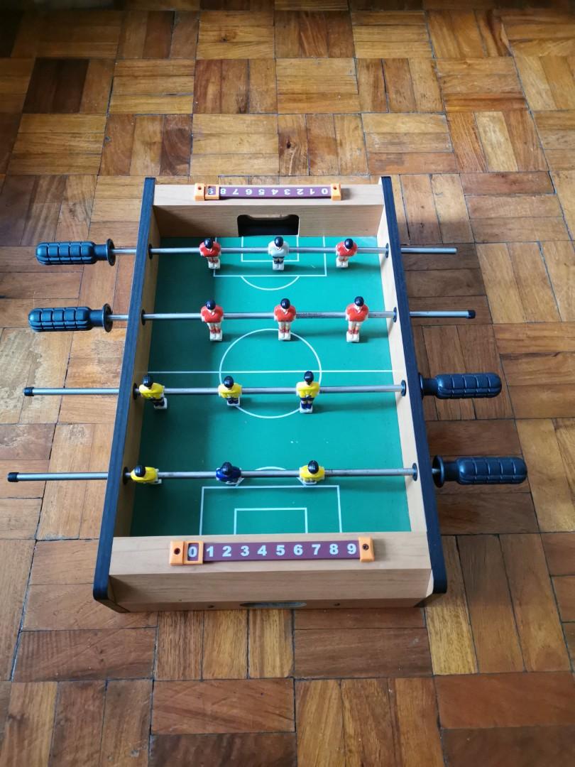 Mini Foosball table (Category: Board Games & Puzzles) located in Manila. Submitted by juneuy (Listing ID 237488534, Image 1). Description: Pre loved Foos Ball table for kids (and adult as well). 20x12.5 inch..