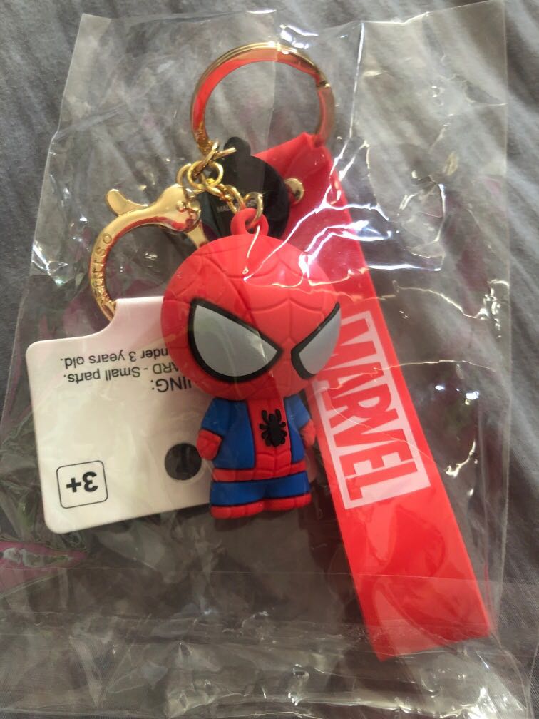 Miniso marvel Spider-Man keychain, Everything Else on Carousell