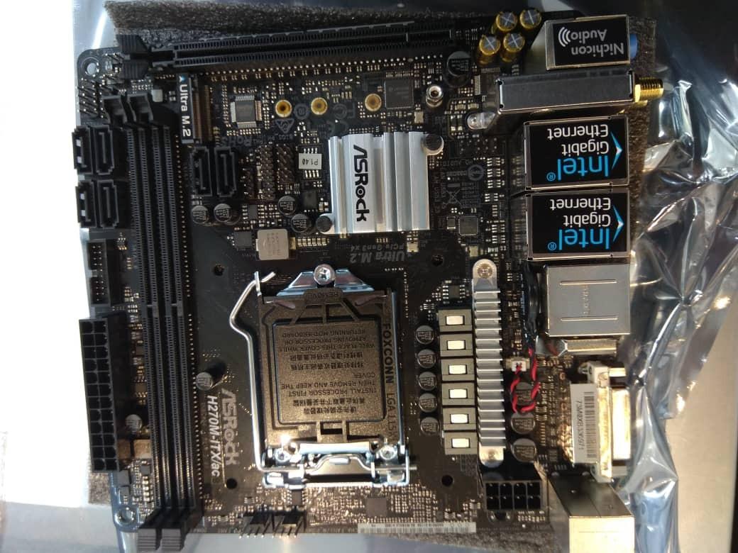 Mobo Asrock H270m Itx Ac Lga 1151 Electronics Computer Parts Accessories On Carousell
