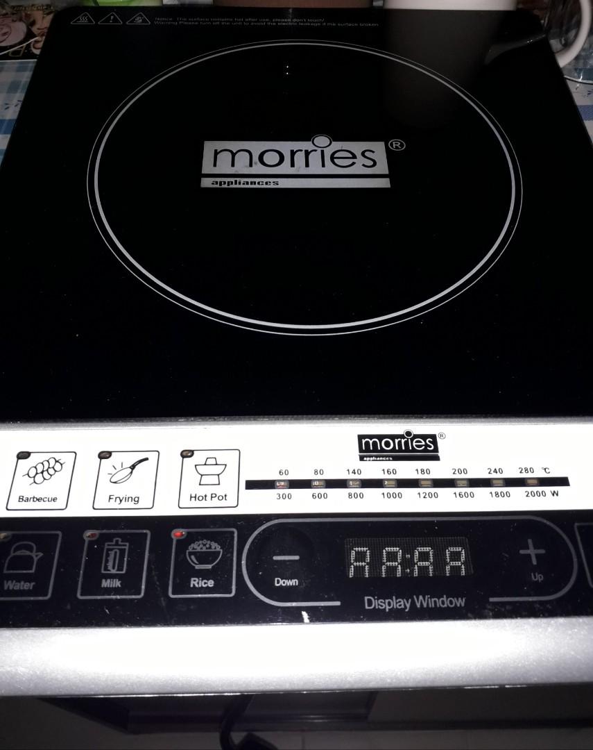 morris induction cooker, TV & Home Appliances, Kitchen Appliances