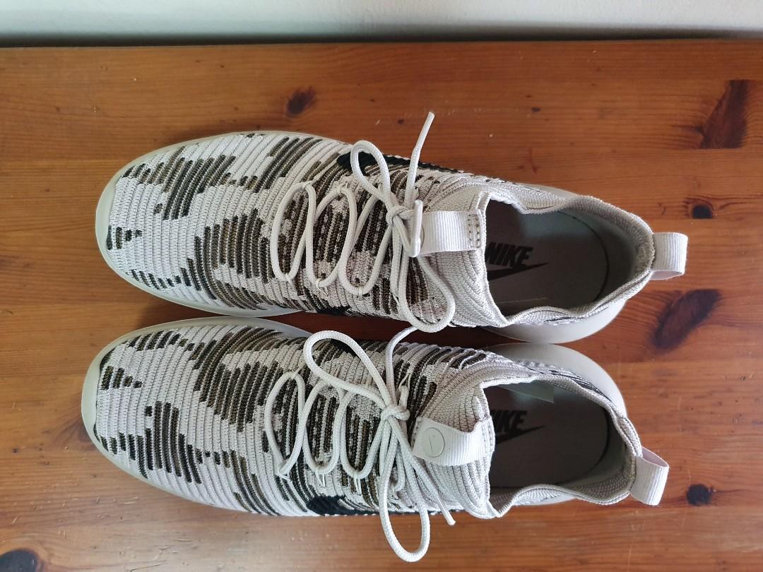 NikeLab Roshe Two Flyknit V2. String Black Dark Mushroom Men s