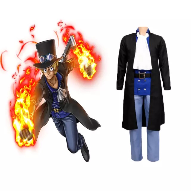 One Piece Sabo Costume, Men's Fashion, Coats, Jackets and Outerwear on ...