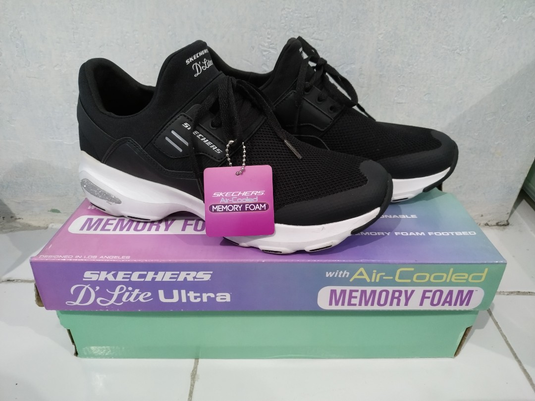 Skechers d'lite ultra air cooled memory foam online