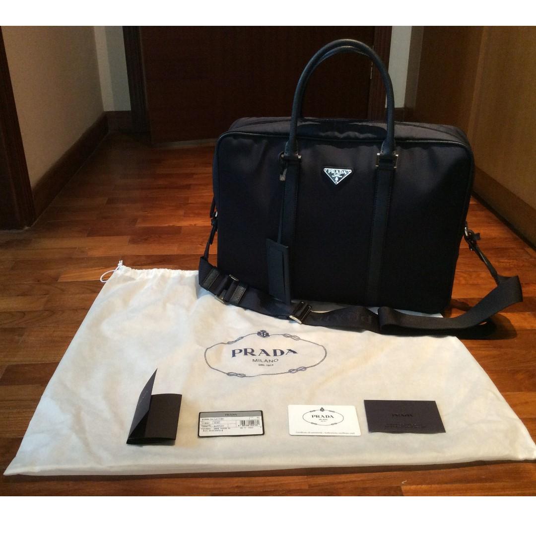 PRADA Men's Briefcase [Brand New] [Authentic], Men's Fashion, Bags,  Briefcases on Carousell