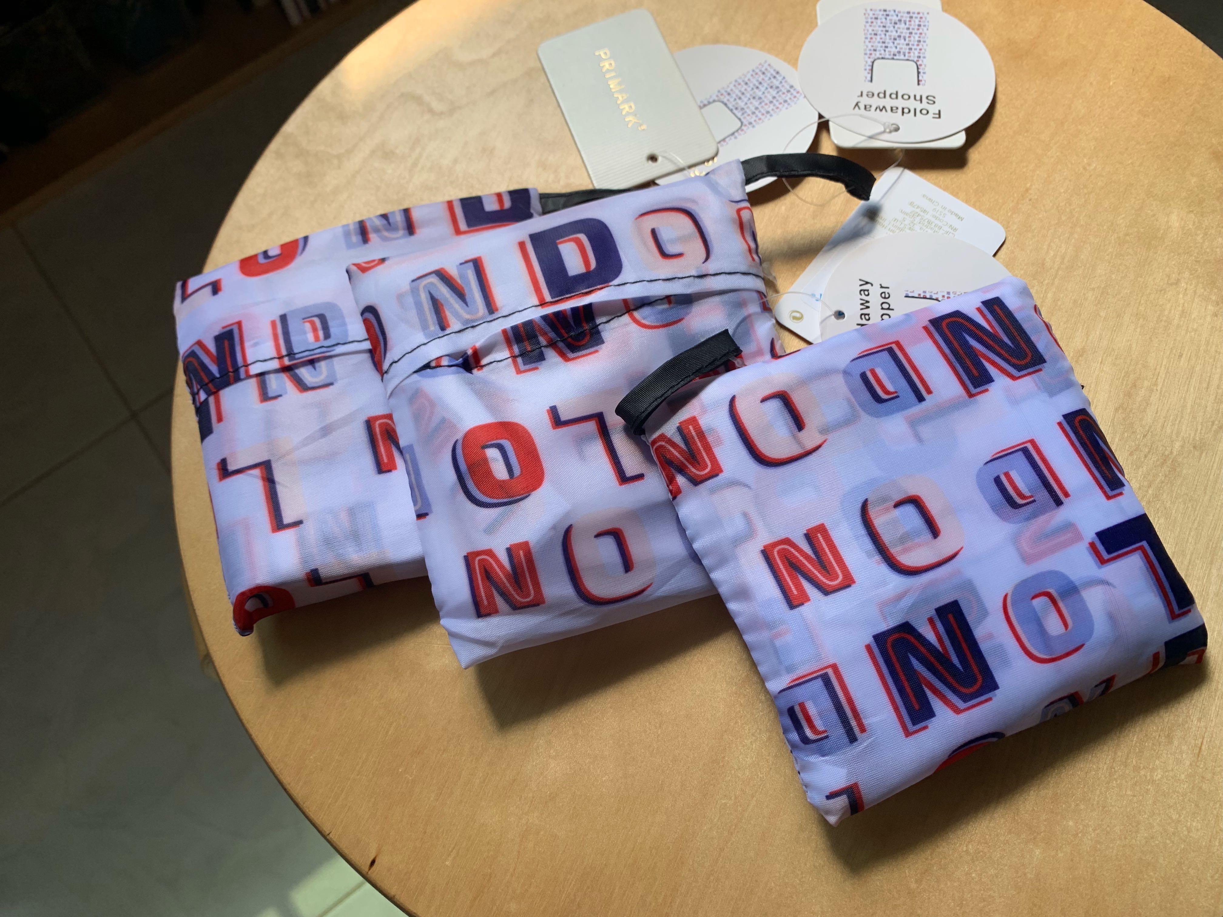 Primark London Reusable Foldable Shopping Bag