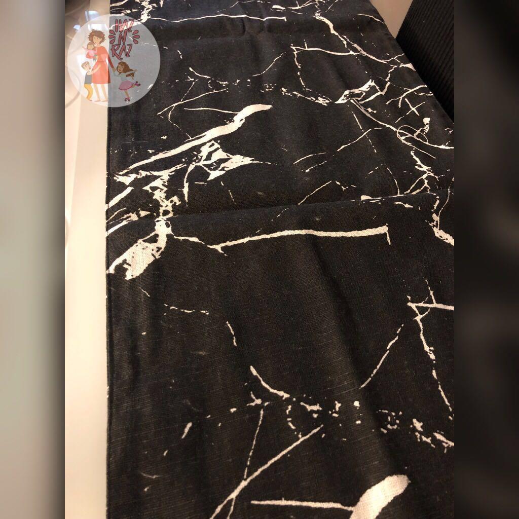 Dining coffee table, TV console runner marble, Furniture & Home Living