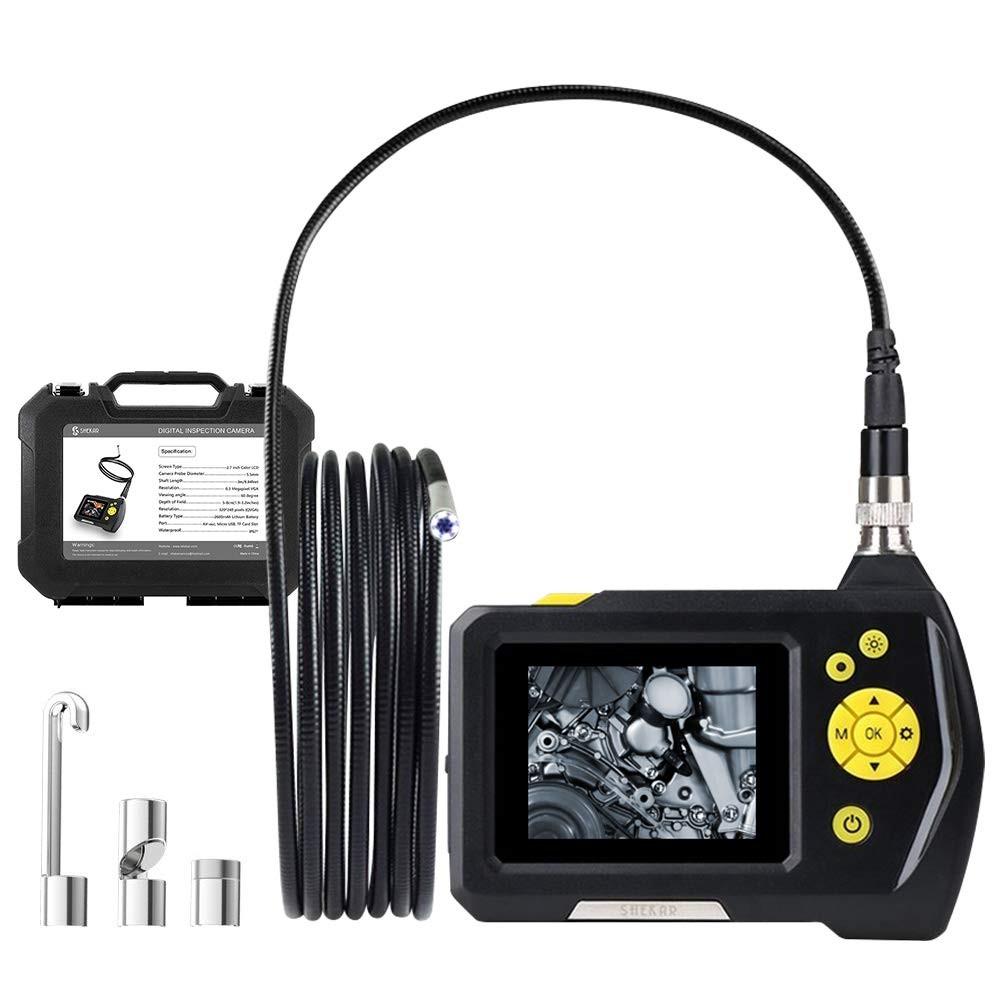 SHEKAR Digital Inspection Camera with 3M Rigid Endoscope Camera, 2.7