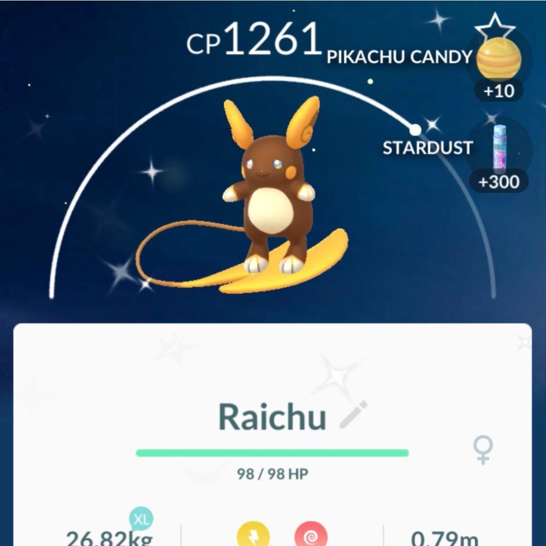 raichu pokemon go