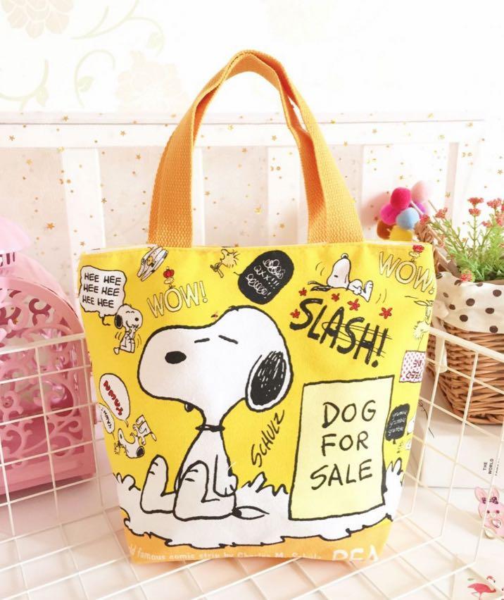 snoopy lunch bag