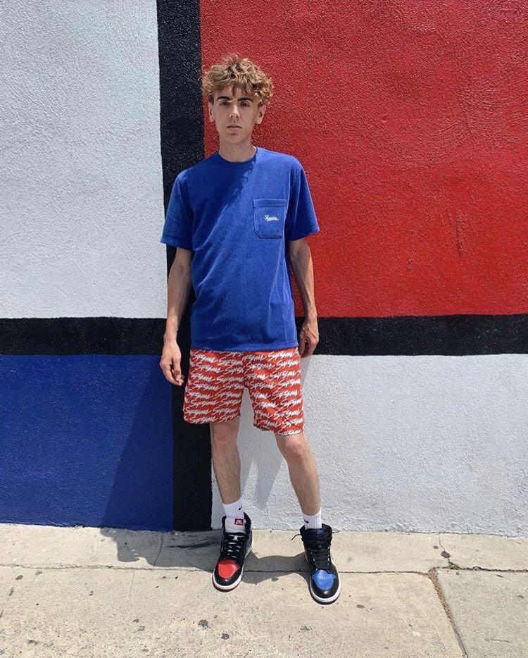 supreme terry pocket tee